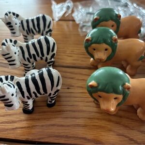 Vintage safari animal drawer/cabinet knobs Lion, Zebra, Hippopotamus + Giraffe